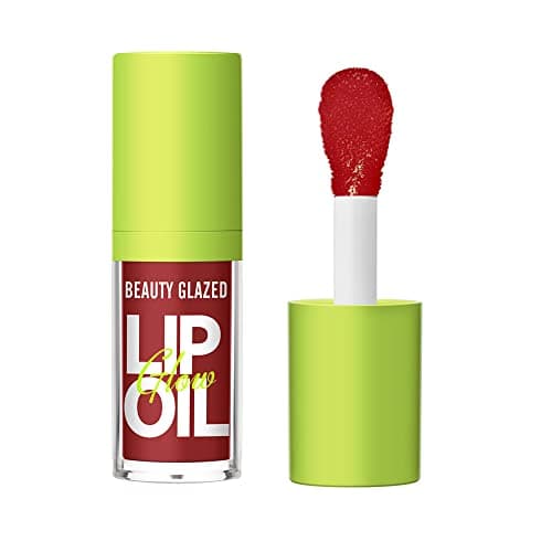 Image of Big Brush Head Pink Moisturizing Jelly Lip Gloss Oil - Long Lasting Liquid Lipsticks - Non-stick Cup Lip Tint - Fresh Texture (#105)