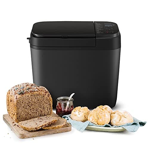 Image of Panasonic SD-R2530 Automatic Bread maker, with Nuts Dispenser, 30 Programmes, 4 Gluten-Free Mode, Dual Temperature Sensors, 13 Hours Digital Timer, Black