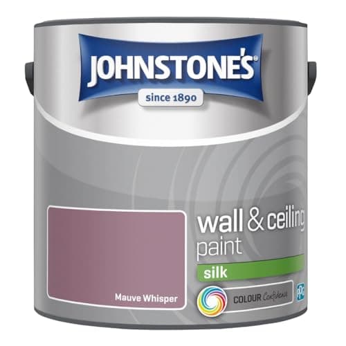 Image of Mauve Whisper Johnstone’s Wall & Ceiling Matt Paint 2.5L – Smooth Matt Finish, Excellent Coverage, Quick Dry, Low Odour Interior Paint for Walls & Ceilings