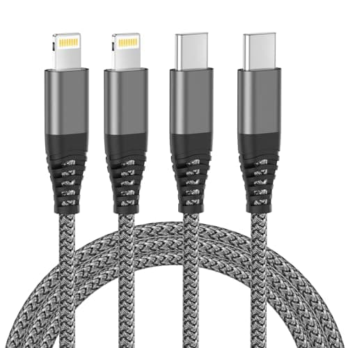 Image of USB C to Lightning Cable 2Pack 1M Apple MFi Certified iPhone Charger Cable USB C Fast Charging Type C to Lightning Cable for iPhone 14 13 12 11 Pro Max X XR XS 8 Plus,iPad AirPods Pro
