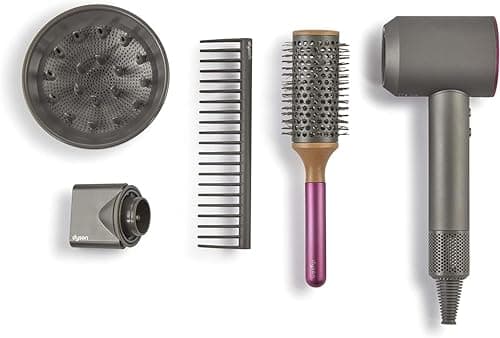 Image of Casdon Dyson Supersonic Styling Set. Interactive Toy Hairdryer for Children Aged 3 Years & Up. Looks and Works Like The Real Thing