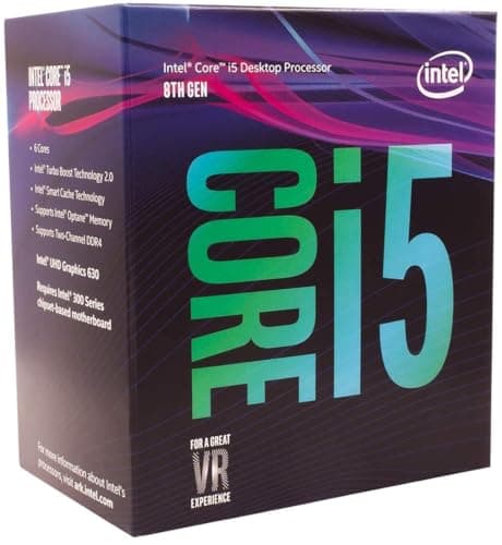 Image of Intel Core i5-8400 Processor 2.8 GHz Box 9 MB Smart Cache – Processors (Intel® CoreTM i5 8th Generation, 2.8 GHz, LGA 1151 (H4 Slot), PC, 14 nm, i5-8400)