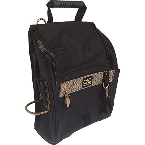 Image of CLC Custom Leathercraft 1509 Zippered Professional Electricians Tool Pouch, Black, 21 Pocket