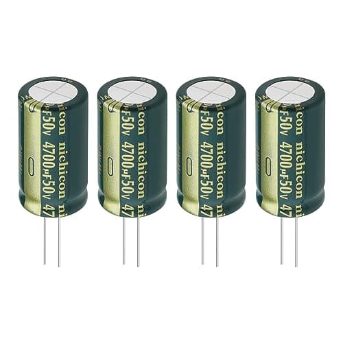 Image of Be In Your Mind 4PCS 4700uF 50V Capacitors Aluminium Electrolytic Capacitor 18x35mm for Smart Home Appliances Medical Equipment Communication Equipment LED Lighting