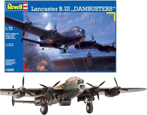 Image of Revell 04295 Lancaster B.III DAMBUSTERS 1:72 Scale Unbuilt/Unpainted Plastic Model Kit