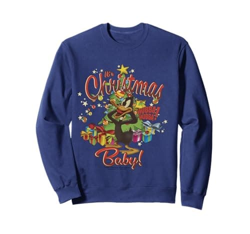 Image of It's Christmas Baby Hubba Hubba Fun Looney Tunes Sweatshirt