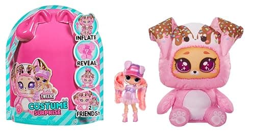 Image of L.O.L. Surprise! Tweens Costume Surprise Ali Dance Fashion Doll with Inflatable Pink Puppy Pet Costume and Multiple Surprises Including Fabulous Fashions & Accessories – Great for Kids Ages 4+