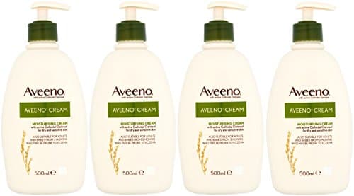 Image of Aveeno Moisturising Cream 500ml - Pack of 4