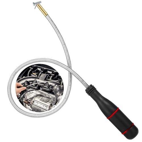 Image of RosewineC 60 CM Flexible Magnetic Pick Up Tool,Telescopic Magnet with 500mm Flexible Gooseneck,Portable Magnet Handheld Tool for Picking Up Small Parts and Metal Objects