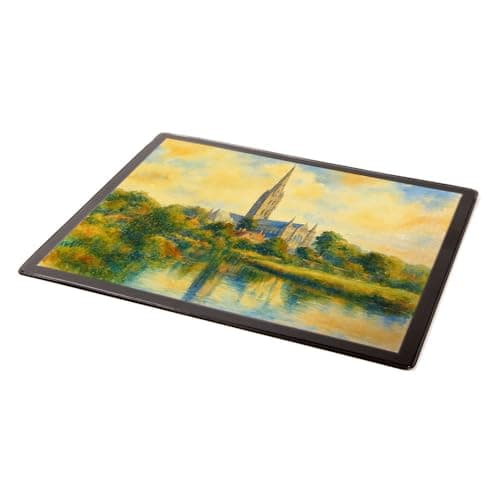 Image of MOUSE MAT - Salisbury Cathedral (d) - Vintage Art Style