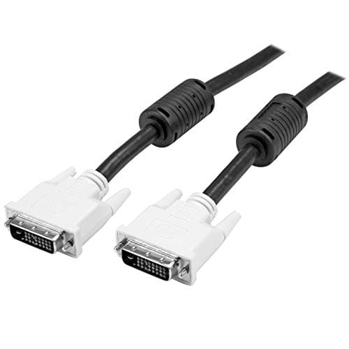 Image of StarTech.com 10m DVI-D Dual Link Cable - Male to Male DVI-D Digital Video Monitor Cable - 25 pin DVI-D Cable M/M Black 10 Meter, 2560x1600 (DVIDDMM10M)