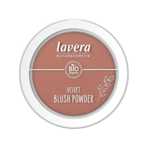 Image of lavera Velvet Blush Powder -Nude Terracotta 03 - fresh complexion - long-lasting - velvety & light texture - vegan - natural cosmetics - 5g
