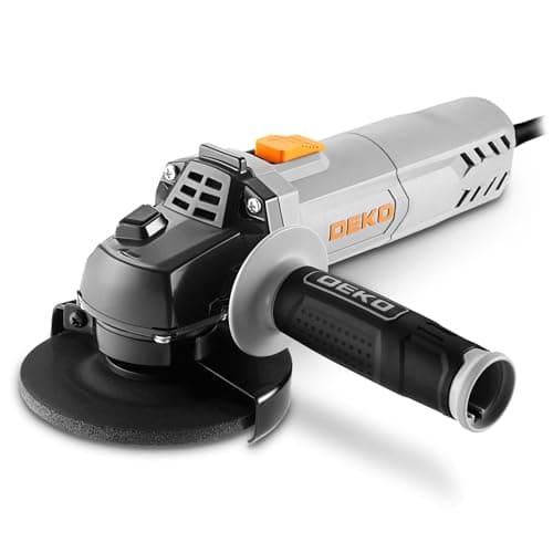 Image of Angle Grinder Power Tool: DEKOPRO 115mm 750W Corded Electric Angle Grinder for Cutting, Polishing and Sanding