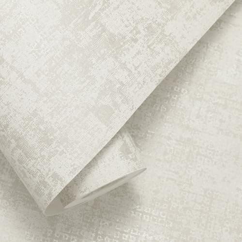 Image of Trafagala Beige Mix Plain Wallpaper Metallic Detailing Concrete Effect Wall Paper Roll No Match Wallpaper for Adults Kids Bedroom Living Room Hallway and Stairs