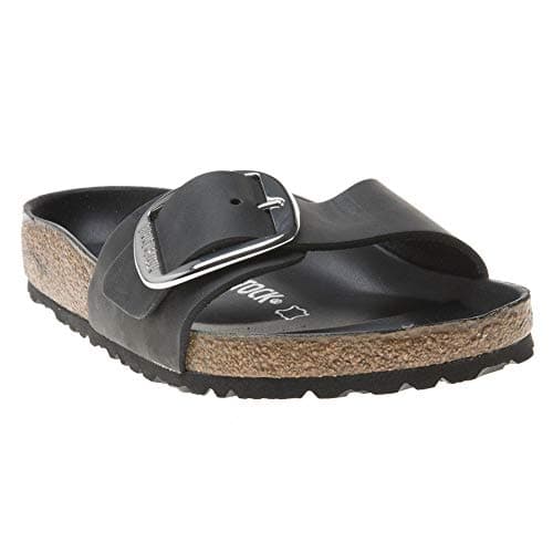 Image of Birkenstock Madrid Big Buckle Sandals Black 3 UK