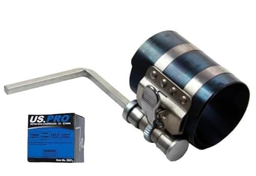 Image of US PRO 53-125mm Engine Piston Ring Compressor Adjustable Ratchet Type 5583