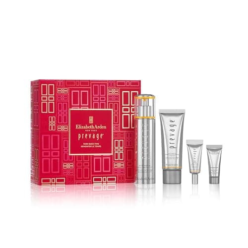 Image of Elizabeth Arden TURN BACK TIME Prevage 2.0 Anti-Aging Daily Serum 4-Piece Gift Set, anti-aging, anti-oxidant & environmental protection skincare, luxury gifting for women