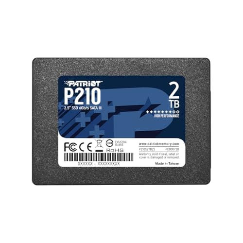 Image of Patriot P210 SATA 3 2TB SSD 2.5 Inch Internal Solid State Drive - P210S2TB25