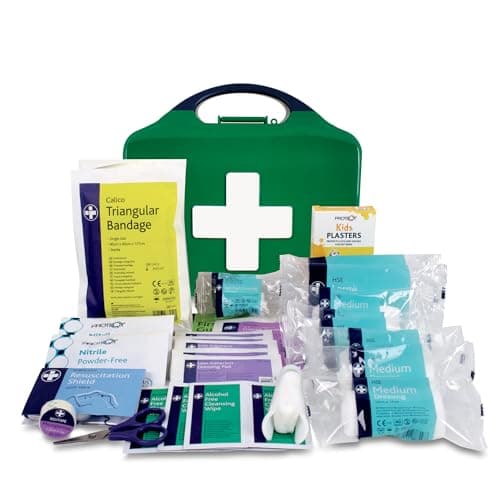 Image of Reliance Medical Children's First Aid Kit - for Kids, Childcare Providers, Schools, and Home Use, Wall-Mountable Aura Box