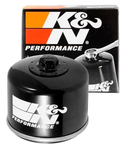 Image of K&N Powersports Oil Filter - Spin-On 79x71mm compatible with BMW, Bimota, Husqvarna (KN-160)
