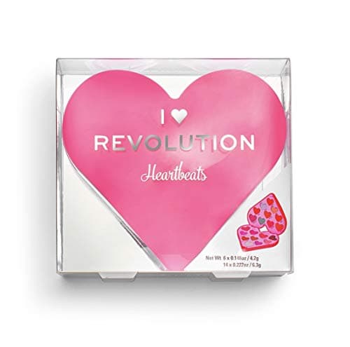 Image of I Heart Revolution, Heartbeats 3D, Eyeshadow Palette, 20 Shades, 113.4g