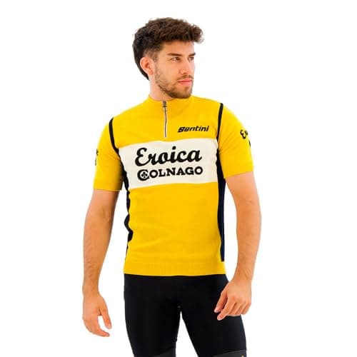 Image of Santini Eroica Colnago Short Sleeve Jersey 3XL Yellow