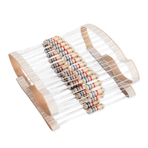 Image of Innfeeltech 50 Pcs 1W 5% Tolerance 6.8K Ohm Carbon Film Resistor Resistance for DIY Project and Experiments