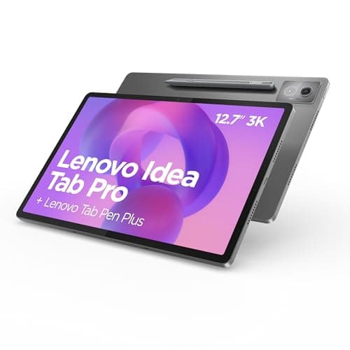 Image of Lenovo Idea Tab Pro Android Tablet | 12.7 inch Full HD Display | MediaTek Dimensity 8300 | 256GB | Wi-Fi 6 | 8GB RAM | Luna Grey + Pen