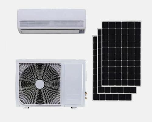 Image of 9000BTU Solar Hybrid ACDC Ductless Mini Split Air Conditioner & Heater