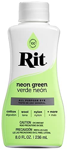 Image of Rit Dye Fabric Dye Neon Green 236ml, 88210
