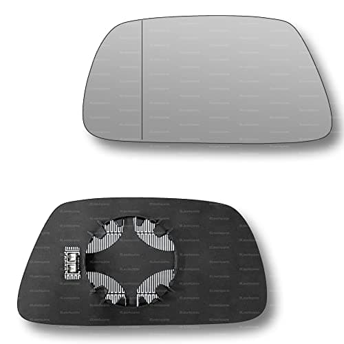 Image of Less4spares Replacement Wing Mirror Glass Left Compatible with Jeep Grand Cherokee 2005-2009 CLIP-ON Passnager Near Side N/S Heated with Blind Spot