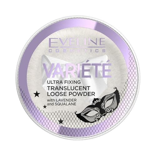 Image of Eveline Cosmetics Variété Varieté Transparent Powder with Lavender and Squalane, 5g - Smooths Skin Tone, Conceals Imperfections, Vegan Formula