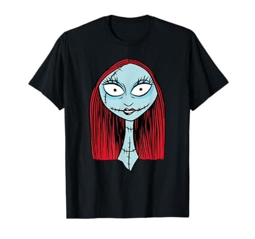 Image of Disney The Nightmare Before Christmas Sally Big Face T-Shirt