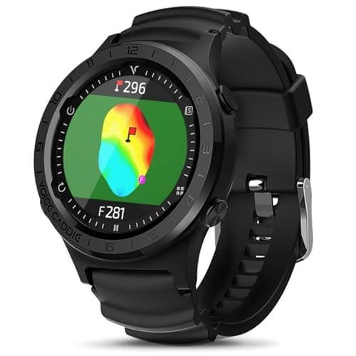 Image of Voice Caddie A3 Lightweight Hybrid Golf GPS Watch | Slope Mode, Color Touchscreen, Green Undulation | 40,000 Worldwide Preloaded Courses | Unisex Golf Watch for Men & Women