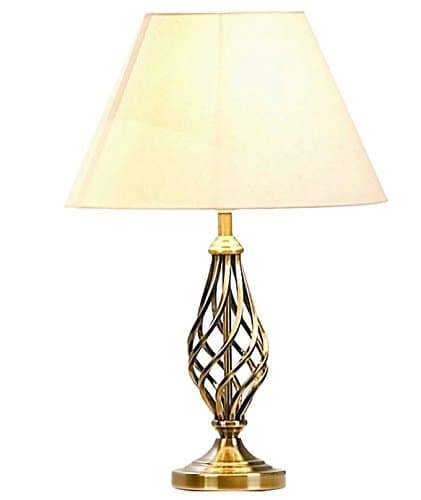 Image of Barley Twist Table Lamp Finish: Antique Brass