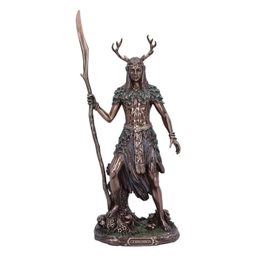 Image of Nemesis Now Cernunnos The Horned God Figurine, 26cm Resin Bronze Greek God with Antlers, Mythology Décor, Cast in the Finest Resin, Expertly Hand-Painted