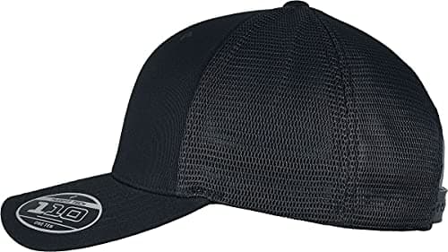 Image of Flexfit Unisex 110 MESH Cap Baseballkappe, Black, one Size