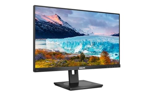 Image of Philips 272S1M - 27 Inch FHD Monitor, IPS, 75Hz, Speakers , Height adjust , USB Hub, low Blue mode, Flicker Free (1920x 1080 @ 75Hz, 250 cd/m² HDMI 1.4 / DP 1.2 / DVI / VGA/ USB 3.2