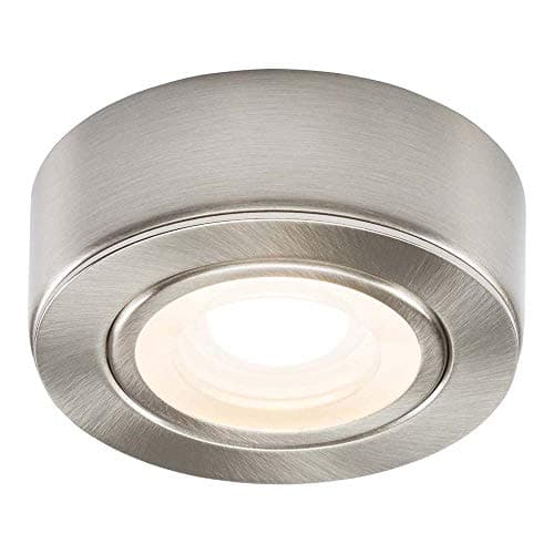 Image of Knightsbridge 230V LED Under Cabinet Light -Brushed Chrome 3000K, Warm White