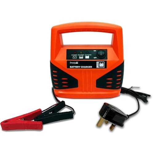 Image of Simply SBC4 Battery Charger 12V, orange