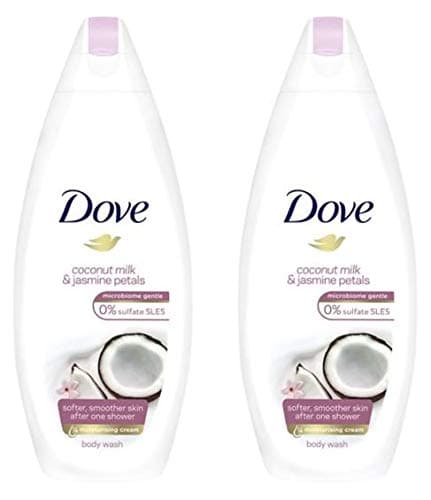 Image of Dove Coconut Milk & Jasmine Petals Body Wash 225ml (Pack of 2)