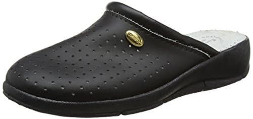 Image of World of Clogs 'San Malo' Healthcare Clog in Black - 37