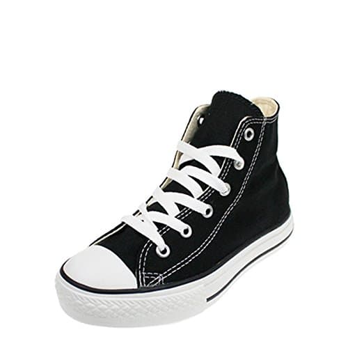 Image of Converse - Youth Chuck Taylor Allstar Hi Shoes, UK: 2 UK, Black