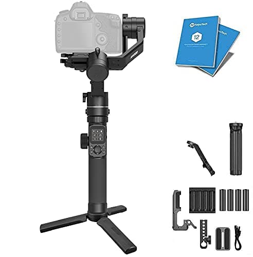 Image of Feiyutech AK4000 Essential Kit 3-Axis Gimbal Stabilizer for DSLR & Mirrorless Cameras. Includes Carry Case, Follow Focus, Hyperlink Remote, Extension Handle + 12 Month Extended Warranty Card (3 Yrs)
