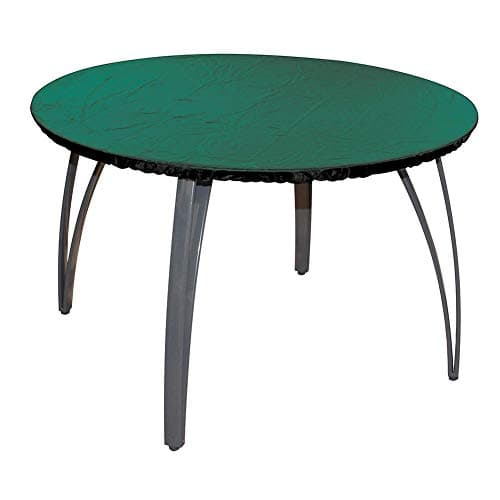 Image of Bosmere Protector 2000 | Circular Table Top Cover With Drawstring | D 90cm - 120cm | Waterproof, Wipe Clean, Heavy Duty | 2 Year Guarantee | P347, Reversable Green and Black