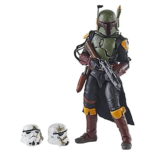 Image of Star Wars Hasbro The Vintage Collection Boba Fett (Tatooine) Deluxe Action Figure, Scale The Book of Boba Fett Toy for Kids, Multicolor, 9.5 cm