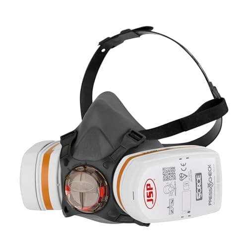 Image of Force 8 Half-Mask with Press To Check A2P3 Filters (JSP BHT0B3-0L5-N00)