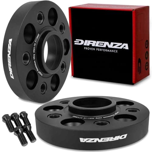 Image of Direnza 2pcs 30mm Hubcentric Wheel Spacers Compatible with Audi A5 RS5 | 8T | 2008-2016 models | Bolt Pattern 5×112 Thread Pitch M14x1.5 Thickness 30mm Centre Bore 66.5mm