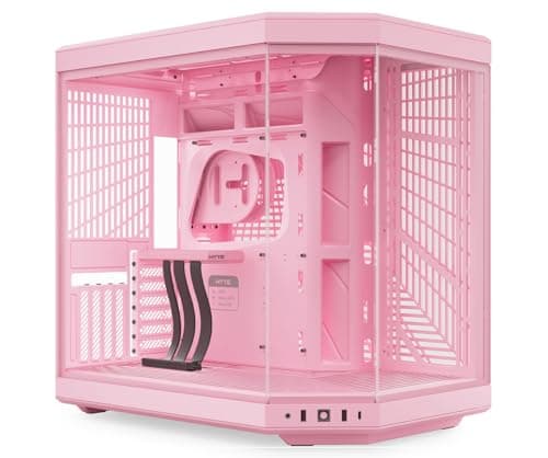 Image of Hyte Y70 Dual Chamber Atx Mid Tower Modern Aesthetic Case Strawberry Milk E-Atx/