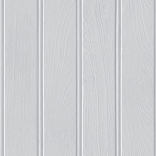 Image of Arthouse Tongue & Groove Effect Wallpaper – Grey Wood Grain - Photographic Design – Rustic – Wood Slat Look - for Living Spaces & Feature Walls - 694300